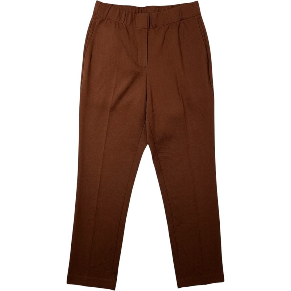 J.Jill Womens Dark Nutmeg Ponte Slim Leg Welt Pocket Pant XL Brown Trousers